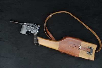 1930 Mauser C96 Bolo Broomhandle Matching Commercial Crown/U 7.63x25mm Stock Rig *BEAUTIFUL* - Image 4 of 25