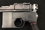 1930 Mauser C96 Bolo Broomhandle Matching Commercial Crown/U 7.63x25mm Stock Rig *BEAUTIFUL* - Image 7 of 25