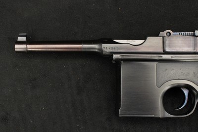 1930 Mauser C96 Bolo Broomhandle Matching Commercial Crown/U 7.63x25mm Stock Rig *BEAUTIFUL* - Image 8 of 25