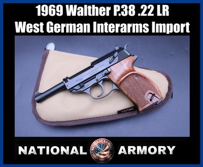 *RARE* 1969 Walther P.38 .22 LR West German Interarms Import Cold War Era - Image 1 of 24