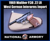 *RARE* 1969 Walther P.38 .22 LR West German Interarms Import Cold War Era