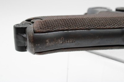 *RARE* 1918 Erfurt P.08 Luger 9mm WWI Unit Marked S.A.R.I.118 Police Issue - Image 15 of 25