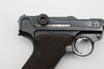 *RARE* 1918 Erfurt P.08 Luger 9mm WWI Unit Marked S.A.R.I.118 Police Issue - Image 11 of 25