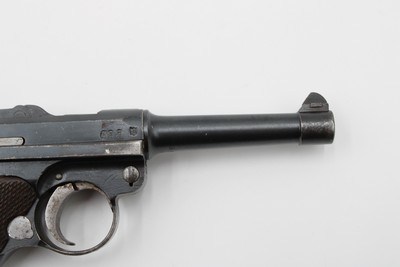 *RARE* 1918 Erfurt P.08 Luger 9mm WWI Unit Marked S.A.R.I.118 Police Issue - Image 12 of 25