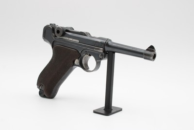 *RARE* 1918 Erfurt P.08 Luger 9mm WWI Unit Marked S.A.R.I.118 Police Issue - Image 24 of 25