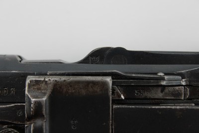 *RARE* 1918 Erfurt P.08 Luger 9mm WWI Unit Marked S.A.R.I.118 Police Issue - Image 8 of 25