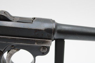 *RARE* 1918 Erfurt P.08 Luger 9mm WWI Unit Marked S.A.R.I.118 Police Issue - Image 23 of 25