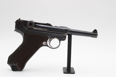 *RARE* 1918 Erfurt P.08 Luger 9mm WWI Unit Marked S.A.R.I.118 Police Issue - Image 22 of 25