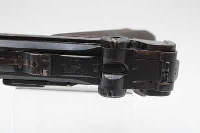 *RARE* 1918 Erfurt P.08 Luger 9mm WWI Unit Marked S.A.R.I.118 Police Issue - Image 19 of 25