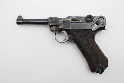 *RARE* 1918 Erfurt P.08 Luger 9mm WWI Unit Marked S.A.R.I.118 Police Issue - Image 3 of 25