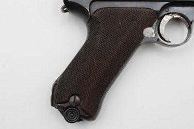 *RARE* 1918 Erfurt P.08 Luger 9mm WWI Unit Marked S.A.R.I.118 Police Issue - Image 10 of 25