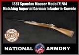 1887 Spandau Mauser Infanterie-Gewehr 71/84 Matching Imperial German Rifle - Image 1 of 25
