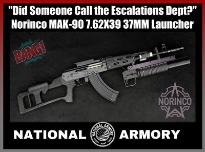 1994 Norinco MAK-90 Retro AK Tactical Build 7.62X39 37MM Noob Toob Launcher