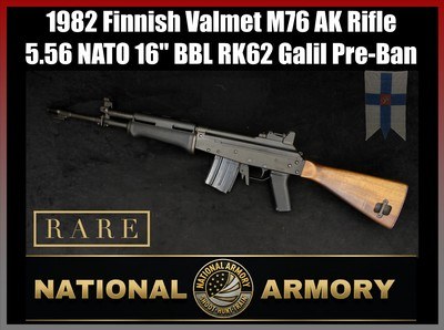 1982 Finnish Valmet M76 5.56 NATO 16