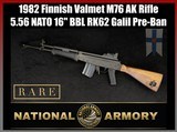 1982 Finnish Valmet M76 5.56 NATO 16