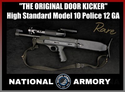 1975 High Standard Model 10 Series B Police Bullpup 12GA 18