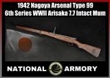1942 Nagoya Arsenal Type 99 Arisaka 6th Series WWII Rifle 7.7 Intact Mum AA Wings
