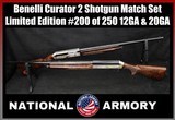 Benelli Curator Limited Edition #200 of 250 12GA & 20GA Matched Shotgun Set *BEAUTIFUL*
