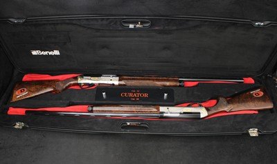 Benelli Curator Limited Edition #200 of 250 12GA & 20GA Matched Shotgun Set *BEAUTIFUL* - Image 4 of 25