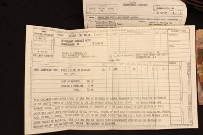 1943 Remington 03-A3 .30-06 Original Letterkenny Depot Army Bringback Papers - Image 4 of 25