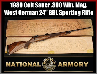 1980 Colt Sauer .300 Win Mag West German 24