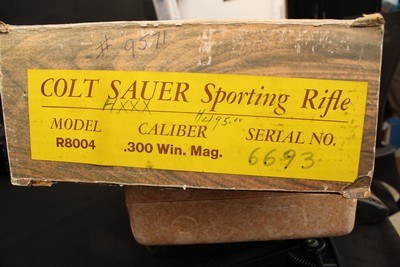 1980 Colt Sauer .300 Win Mag West German 24