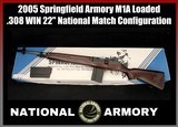 2005 Springfield Armory M1A Loaded National Match Configuration .308 WIN 22