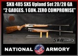 SKB MODEL 485 SXS 20 GA & 28 GA Two Barrel Shotgun Set 26