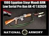 1980 Egyptian Steyr Maadi ARM AK-47 Pre Ban Low Serial (716) 7.62X39 16.25