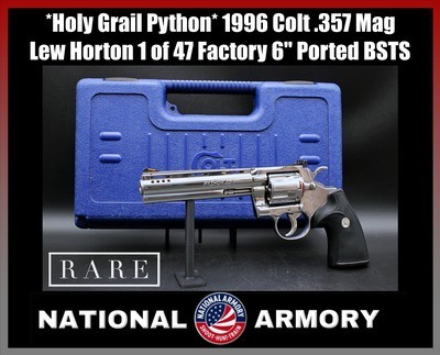 1996 Lew Horton 1 of 47 Colt Python Factory 6