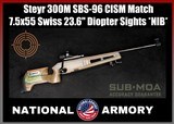 Steyr 300M SSG SBS-96 CISM Match 7.5x55 Swiss 23.6