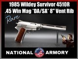 1985 Wildey Survivor 4510R .45 Win Mag DA/SA 10
