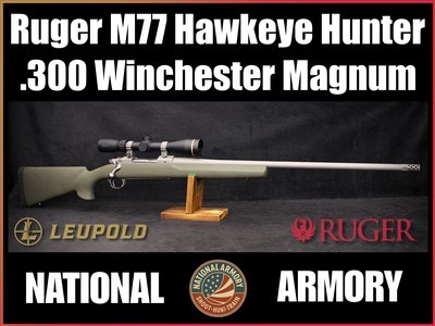 2017 Ruger M77 Hawkeye Hunter .300 Win. Magnum 24