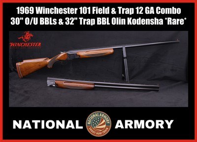 1969 Winchester 101 Field & Trap Combo 12 GA 2 Barrel Set 30
