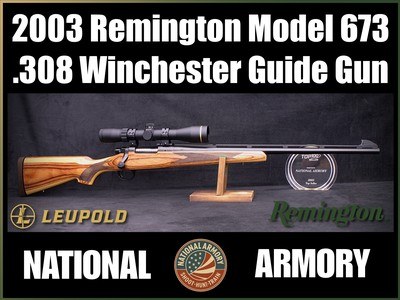 2003 Remington Model 673 Guide Gun .308 Win 22 - Image 1 of 25