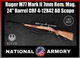 2000 Ruger M77 Mark II 7mm Rem Mag 24