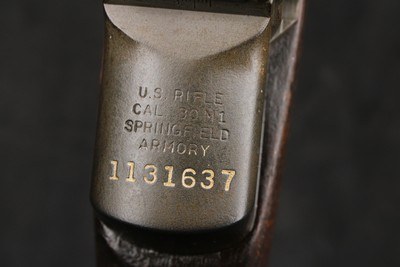 1943 Springfield Armory M1 Garand .30-06 WWII USGI Rifle 10-65 SA Barrel - Image 12 of 25