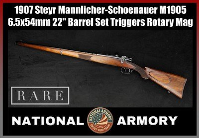 1907 Steyr Mannlicher-Schoenauer M1905 6.5x54mm 22