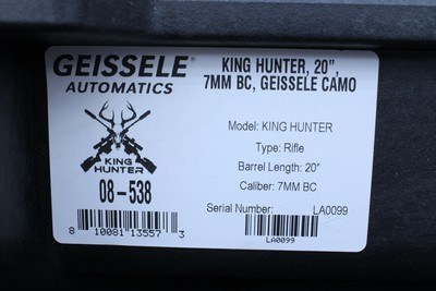 *FACTORY NEW* Geissele King Hunter 7mm Backcountry 20