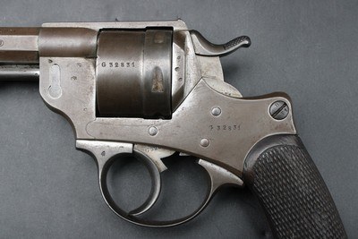 ANTIQUE 1876 French Mle 1873 Chamelot-Delvigne Army Revolver 11mm All Matching Components - Image 10 of 19