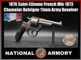 ANTIQUE 1876 French Mle 1873 Chamelot-Delvigne Army Revolver 11mm All Matching Components - Image 1 of 19