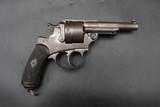 ANTIQUE 1876 French Mle 1873 Chamelot-Delvigne Army Revolver 11mm All Matching Components - Image 2 of 19