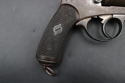 ANTIQUE 1876 French Mle 1873 Chamelot-Delvigne Army Revolver 11mm All Matching Components - Image 3 of 19