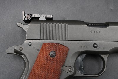 U.S. Army National Match 1911A1 WWII Remington-Rand SA Colt NM 5 - Image 9 of 25