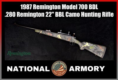 1987 Remington Model 700 .280 REM 22