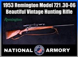 1953 Remington Model 721 Long Action .30-06 SPRG 24