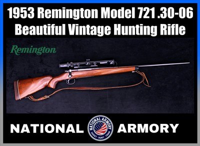1953 Remington Model 721 Long Action .30-06 SPRG 24