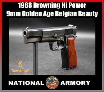 1968 FN Browning High Power T-Series 9mm 4.5