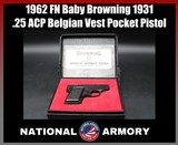 1962 FN Baby Browning Model 1931 .25 ACP 2
