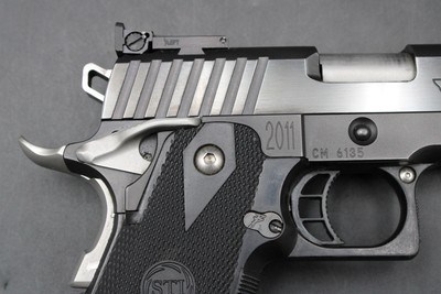 2006 STI Edge .40 S&W 2011 Pre-Staccato USPSA Major Power Factor Race Gun Custom Tuned 6 Mags - Image 5 of 25